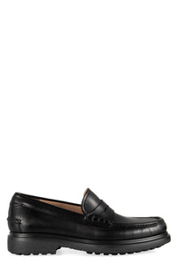 Penny leather loafers